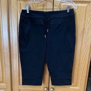 HALARA Black Women's Bike Shorts with Drawstring Waist